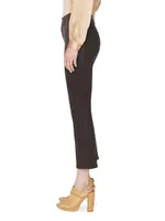 Le Crop Wax Flare Jeans