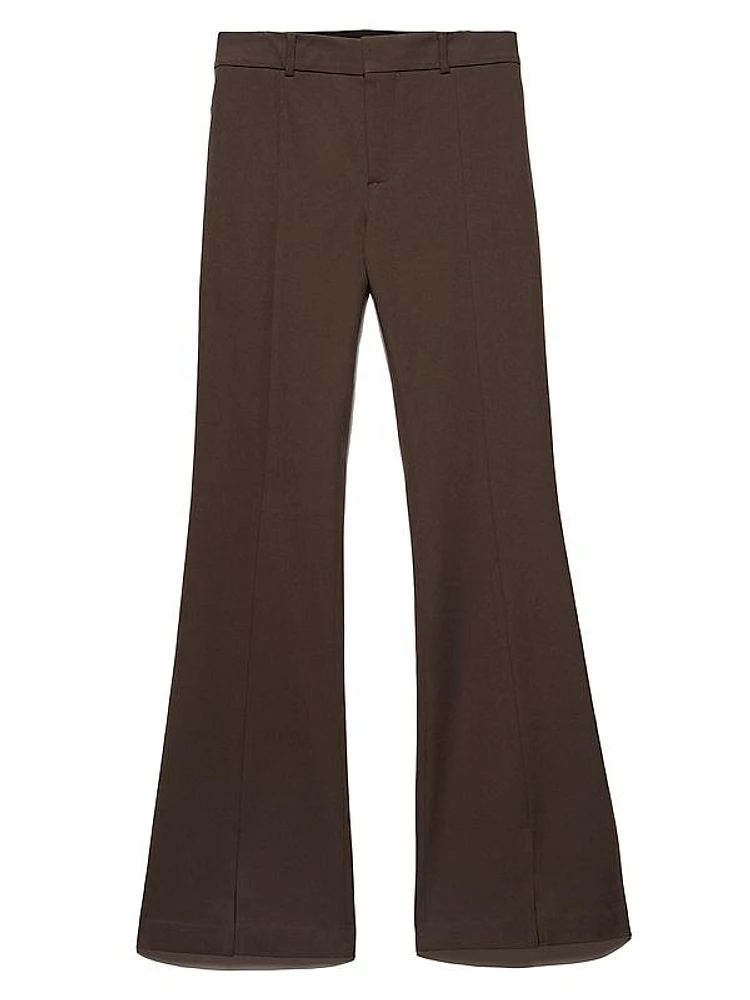 Le High Flared Split Trousers