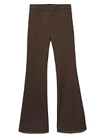 Le High Flared Split Trousers