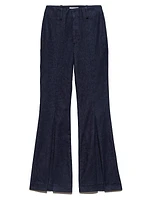 Petite Pixie Pleat Denim Pants