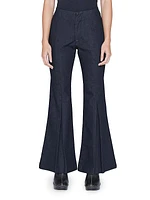 Petite Pixie Pleat Denim Pants