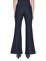 Petite Pixie Pleat Denim Pants