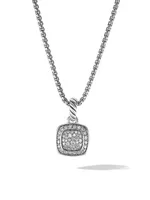 Petite Albion® Pendant Necklace with Pavé Diamonds