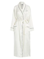 Belted Silk-Blend Robe