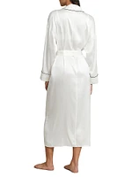 Belted Silk-Blend Robe