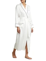 Belted Silk-Blend Robe