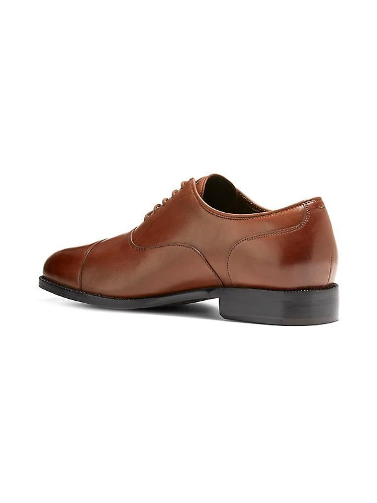 Broadway Leather Cap-Toe Oxfords