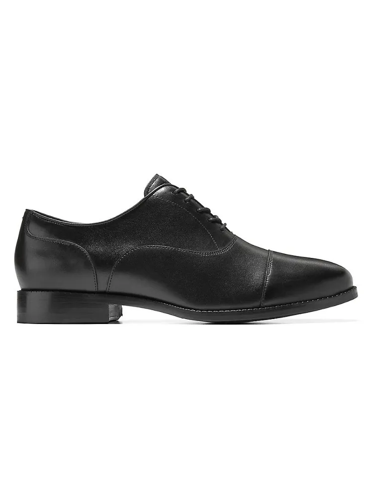 Broadway Leather Cap-Toe Oxfords