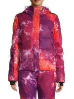 Berry Printed Ski Jacket