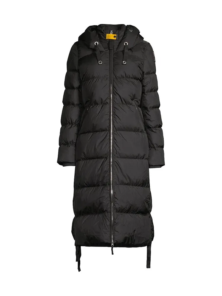 Panda Quilted Long Coat