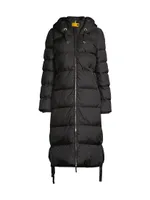 Panda Quilted Long Coat