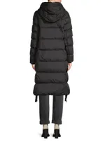 Panda Quilted Long Coat