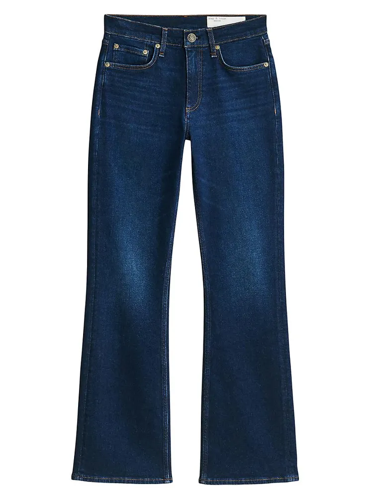 Peyton Mid-Rise Boot-Cut Jeans