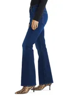 Peyton Mid-Rise Boot-Cut Jeans