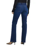 Peyton Mid-Rise Boot-Cut Jeans