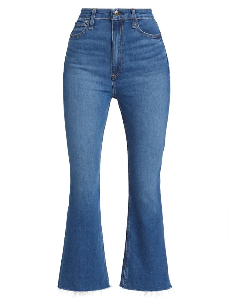 Casey Flared Ankle-Crop Jeans