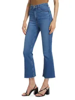 Casey Flared Ankle-Crop Jeans