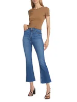 Casey Flared Ankle-Crop Jeans