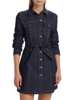 Clea Denim Minidress