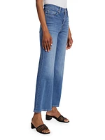 Le Slim Palazzo Drizzle High-Rise Stretch Jeans