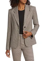 The Femme Houndstooth Blazer