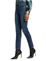 Gemma High-Rise Stretch Skinny Jeans