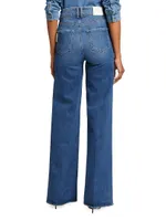 Sasha High-Rise Stretch Wide-Leg Jeans