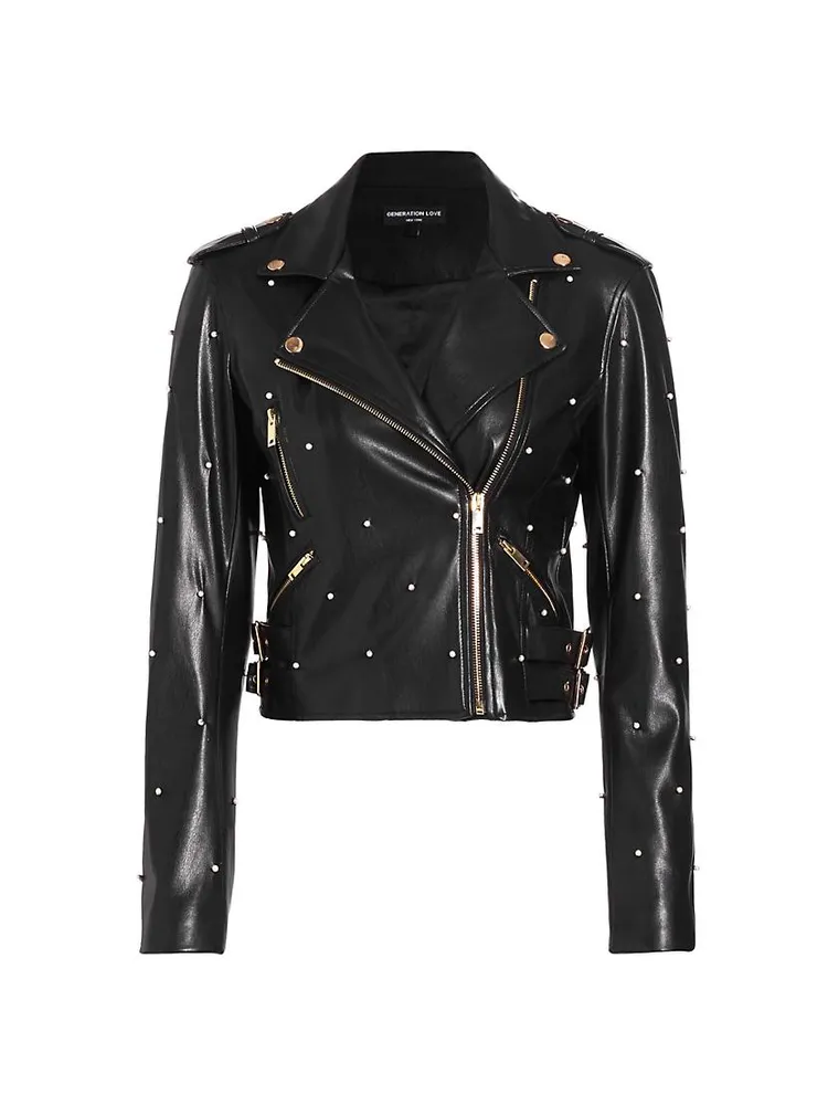 Audrina Pearl Moto Jacket