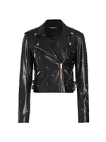 Audrina Pearl Moto Jacket