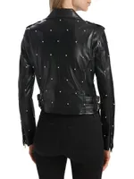 Audrina Pearl Moto Jacket