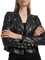 Audrina Pearl Moto Jacket