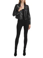 Audrina Pearl Moto Jacket