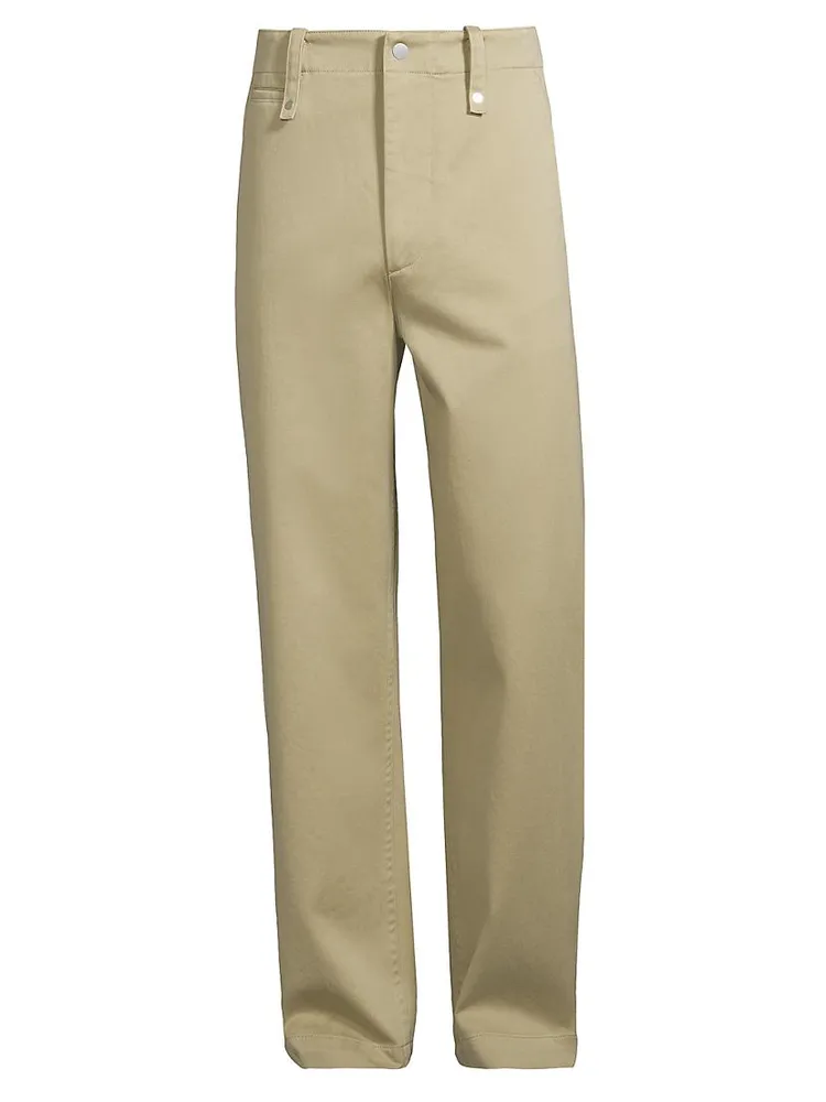 Cotton Wide-Leg Pants