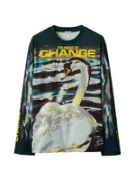 Swan Long-Sleeve Shirt