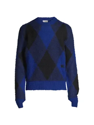 Argyle Check EKD Wool Sweater