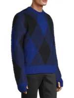 Argyle Check EKD Wool Sweater