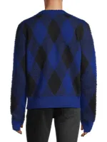 Argyle Check EKD Wool Sweater