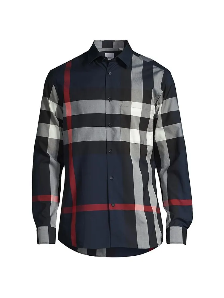 Summerton Check Button-Front Shirt