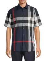 Summerton Check Button-Front Shirt