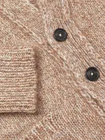Wool-Blend Oversized Cardigan
