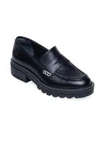 Chandler Leather Lug Sole Loafers