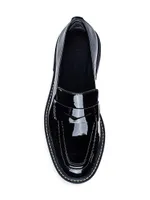 Chandler Soft Patent Lug Sole Loafers