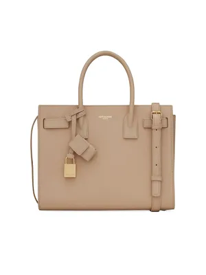 Sac De Jour Baby Top Handle Bag  In Grained Leather