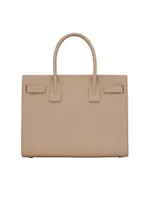 Sac De Jour Baby Top Handle Bag  In Grained Leather