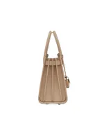 Sac De Jour Baby Top Handle Bag  In Grained Leather