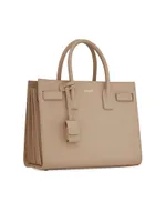 Sac De Jour Baby Top Handle Bag  In Grained Leather