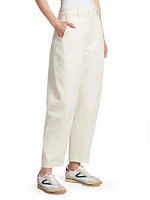 Wooster Wide-Leg Canvas Pants