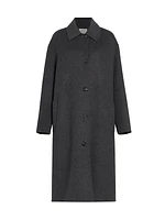 Long Wool Double Car Coat