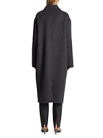 Long Wool Double Car Coat