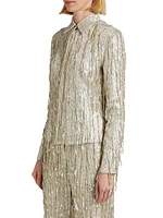 Sequin Fringe Shirt